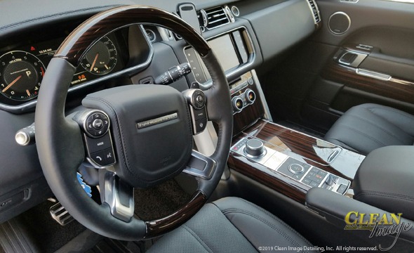 Interior of Range Rover all fresh and clean!